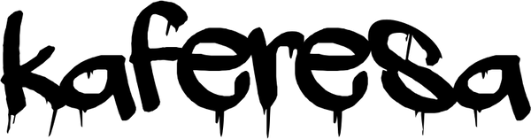 Das Markenlogo. Kaferesa, die japanische Übersetzung des international bekannten Begriffes Cafe Racer.